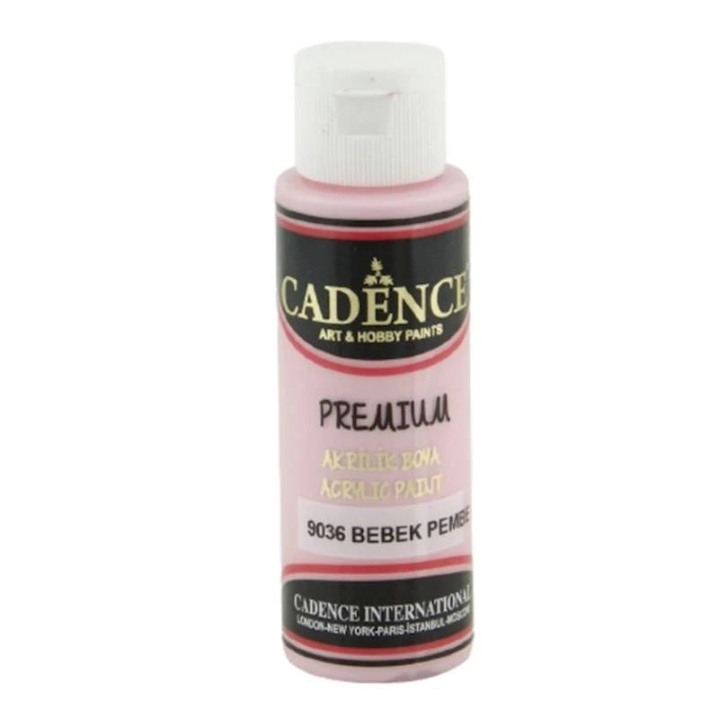 Декоративная акриловая краска Cadence Premium Acrylic Paint 9036 Baby Pink, 70 мл Декоративная акриловая краска Cadence Premium Acrylic Paint 9036 Baby Pink, 70 мл