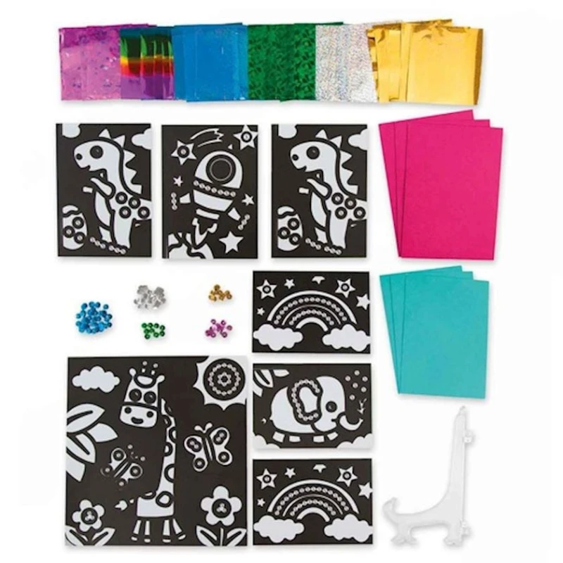 Набор для скрапбукинга Addo Play LTD Ootb Foil Picture & Cards 318-17146-B, 3+ лет Набор для скрапбукинга Addo Play LTD Ootb Foil Picture & Cards 318-17146-B, 3+ лет