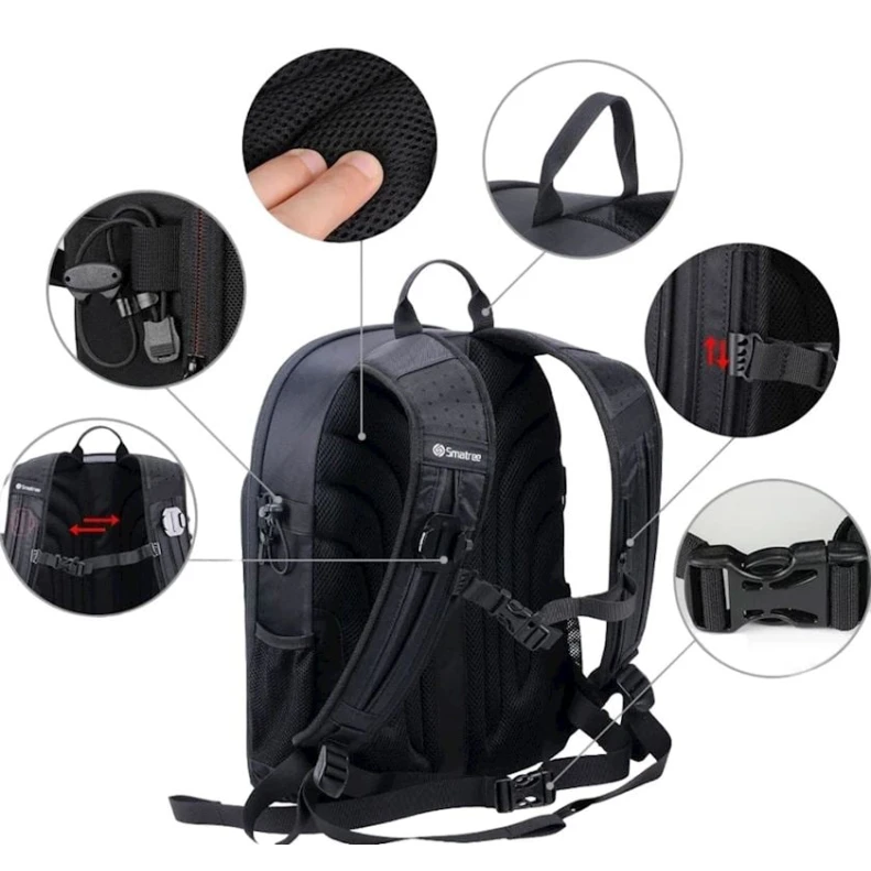 Məktəbli bel çantası Banyanu 320321322, poliester, qara, 40x28x15 sm