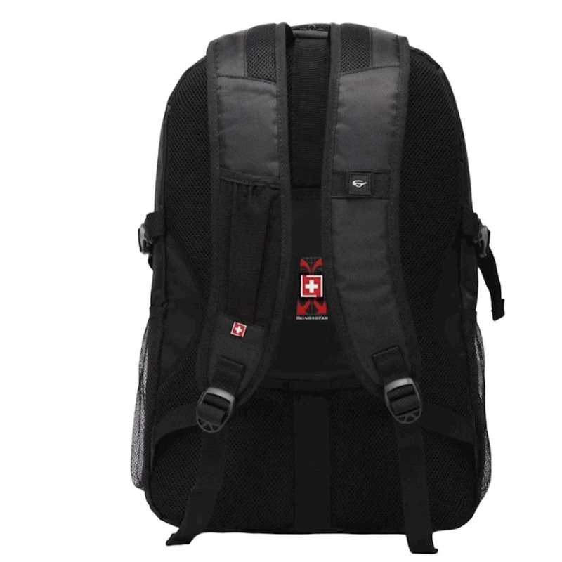 Məktəbli bel çantası Banyanu 320321322, poliester, qara, 40x28x15 sm