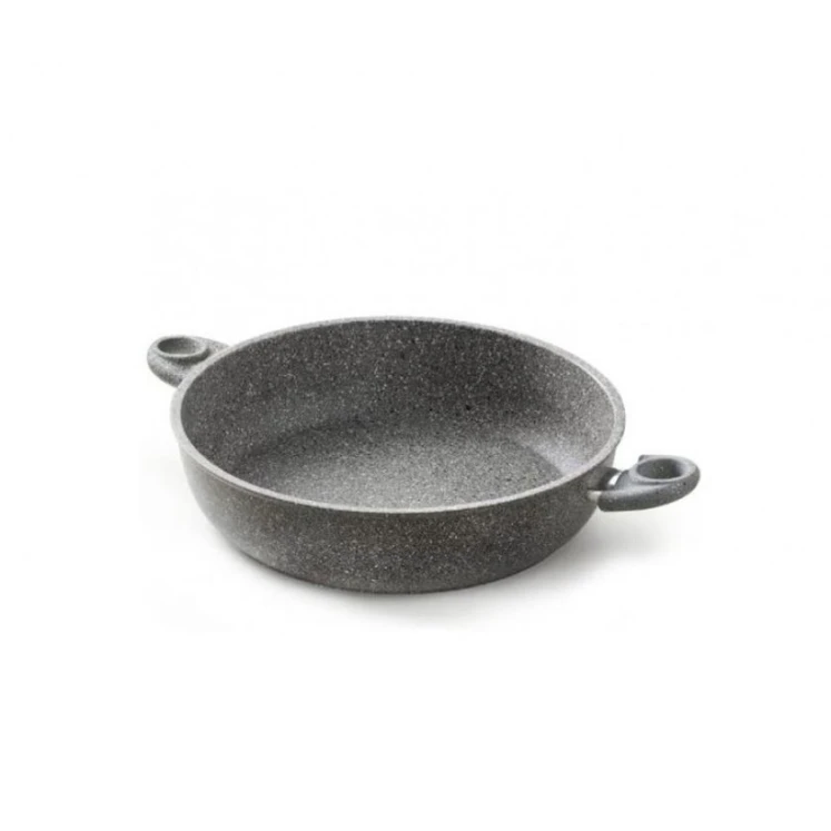 Сотейник Accademia Mugnano Cuore di Pietra Tegame Alto, 40 см, гранит, серый Сотейник Accademia Mugnano Cuore di Pietra Tegame Alto, 40 см, гранит, серый