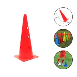 Тренировочный конус 1599/1, 19x37 см, красный