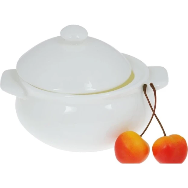 Горшочек для запекания Wilmax WL-997000, 350 мл, фарфор, белый