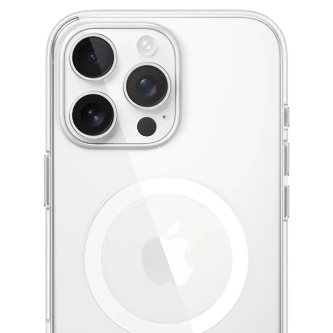 Чехол Apple iPhone 16 Pro прозрачный MagSafe