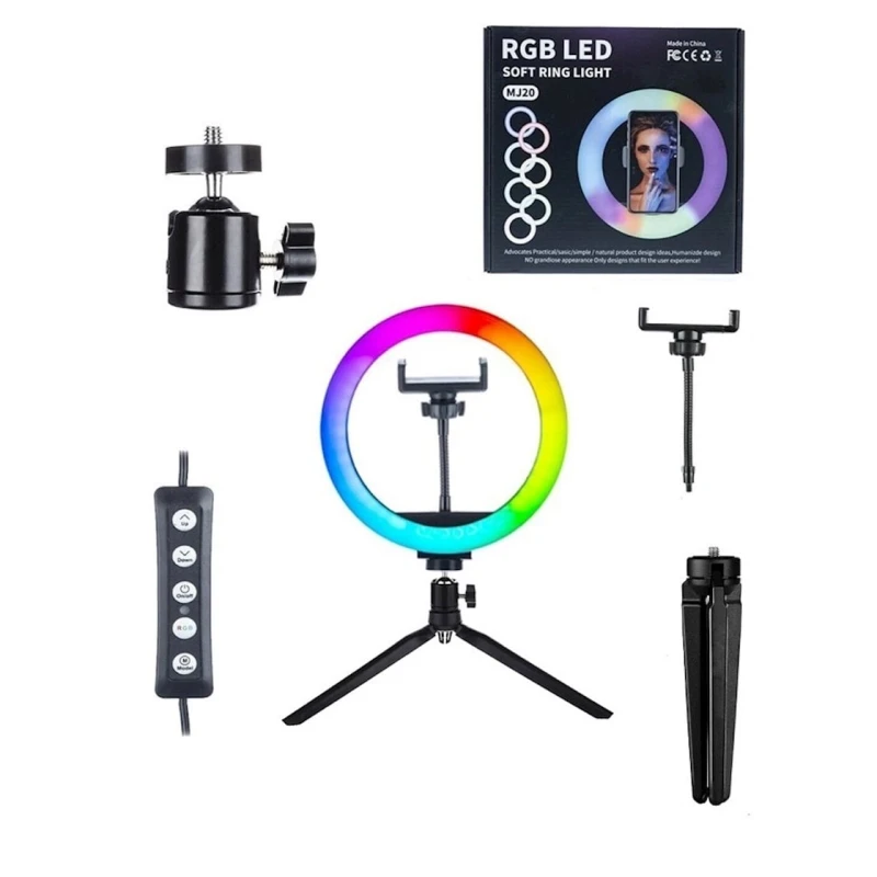 Кольцевая LED лампа Lakreon RGB LED Soft Ring Light MJ20 Кольцевая LED лампа Lakreon RGB LED Soft Ring Light MJ20