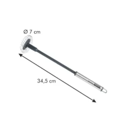 Венчик Tescoma Grandchef, нержавеющая сталь/пластик, черный/серебристый, 34.5 см