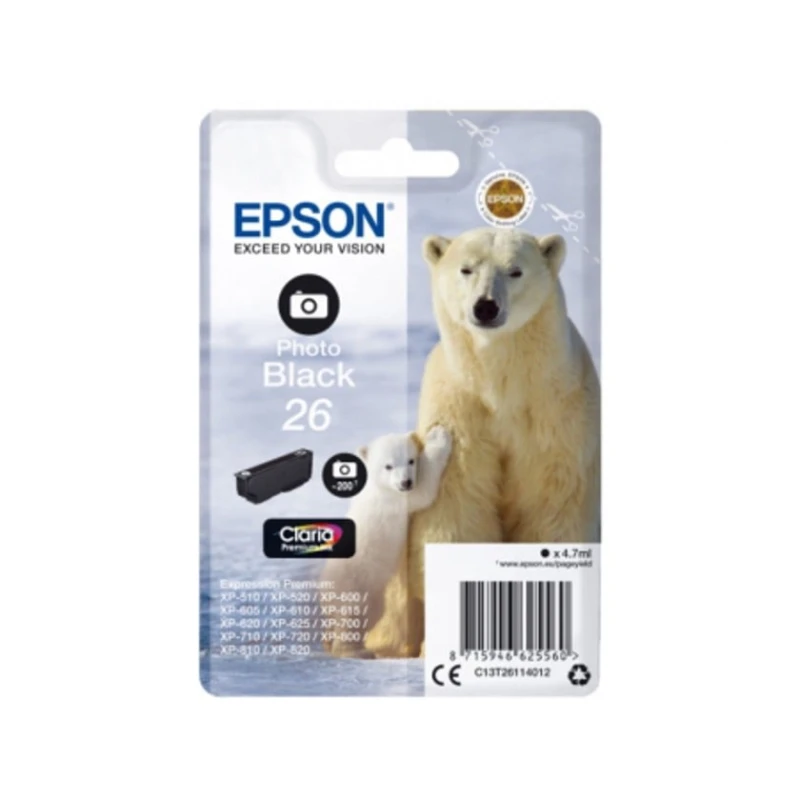 Картридж Epson 26 Black (C13T26114012)