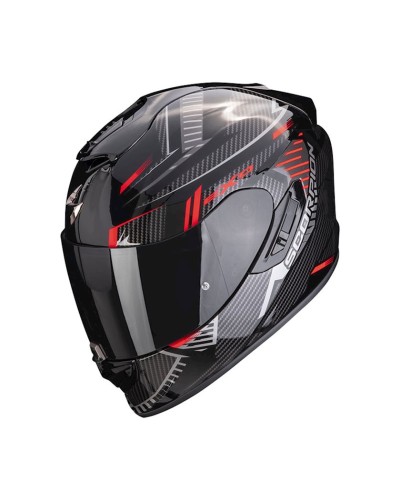 Motosiklet dəbilqəsi Scorpion EXO-1400 Evo Air Shell Black-Red, ölçü XXL, qara/qırmızı