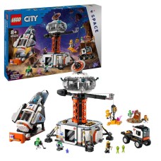 Konstruktor LEGO City Space Base and Rocket Launchpad 60434, 8+ yaş, 1422 detal