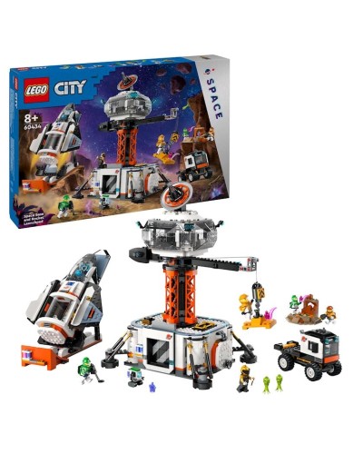 Konstruktor LEGO City Space Base and Rocket Launchpad 60434, 8+ yaş, 1422 detal