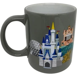 Чашка Disney Mickey Mouse Grandpa 6849_14, серая, 425 мл