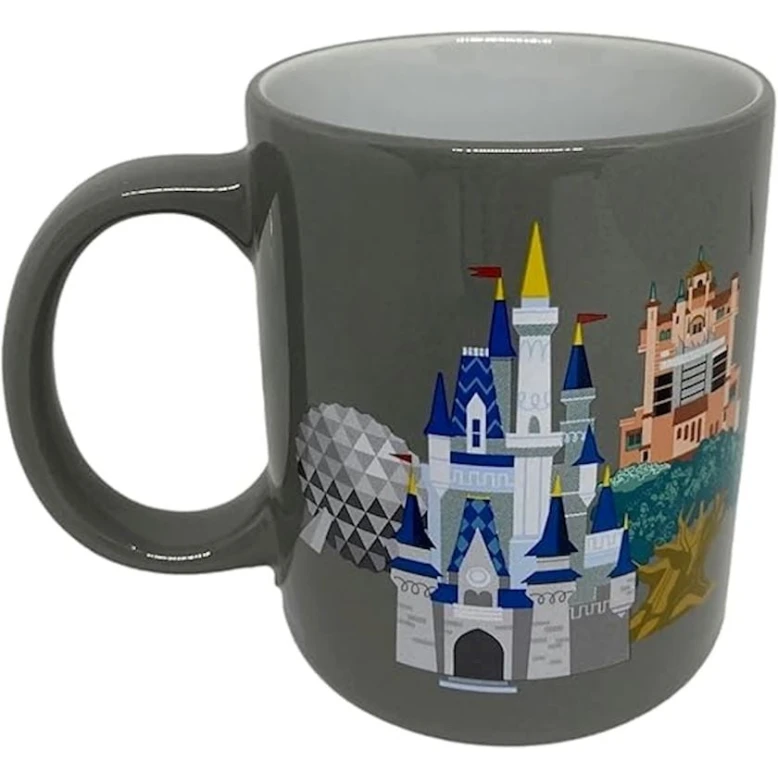 Чашка Disney Mickey Mouse Grandpa 6849_14, серая, 425 мл