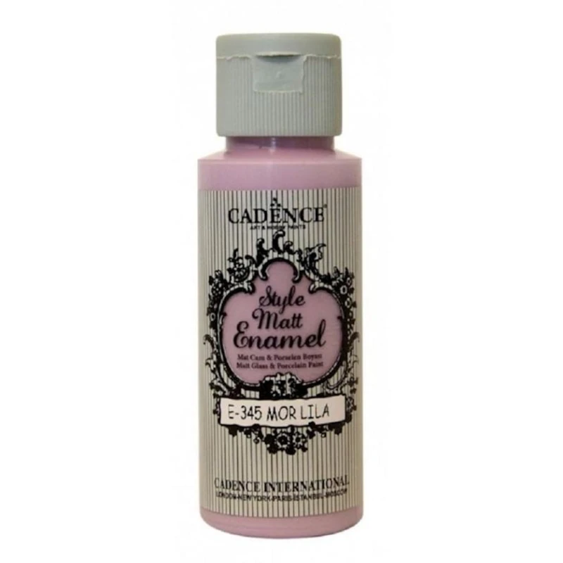 Краска матовая для стекла Cadence Style Matt Enamel Purple Lilac 59 мл Краска матовая для стекла Cadence Style Matt Enamel Purple Lilac 59 мл