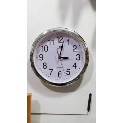 Divar saatı Bayramov Group SS-168, gümüşü, 26 sm