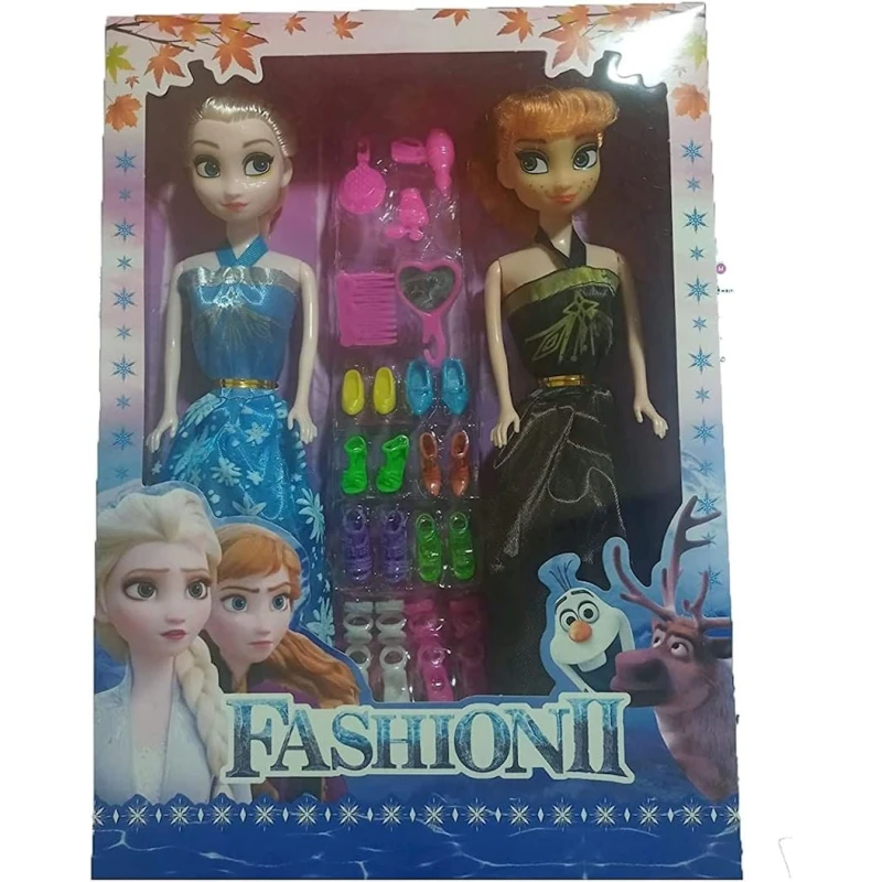 Kukla dəsti Fashion Frozen Elsa and Anna, 3+