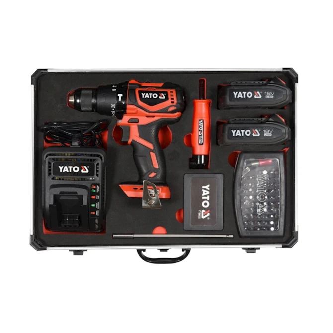 Drel-şurup bağlayan və burğu dəsti Yato YT-44250, 126 əd Drel-şurup bağlayan və burğu dəsti Yato YT-44250, 126 əd