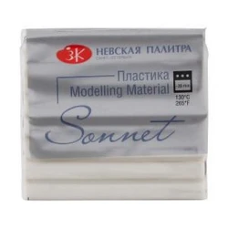 Полимерная глина Невская палитра Сонет, белый, 56г