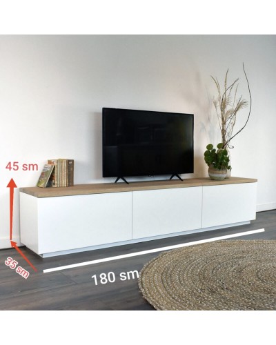 TV üçün tumba Ev Plus 12116091, LDSP, 180x35x45 sm