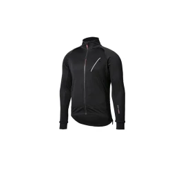 Велокуртка мужская Santic WM0C01115H, черная, полиэстер, размер XXL