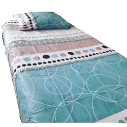 Комплект постельного белья MiraNova CTS-693, простыня 160х220 см, пододеяльник 160х220 см, наволочка 50х70 см, односпальный, хлопок, разноцветный