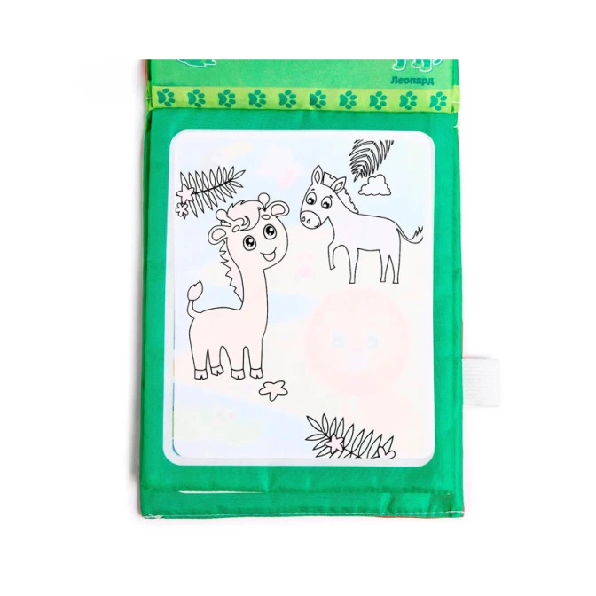 Su ilə rəngləmə kitabı IQ-ZABIAKA Gülməli heyvanlar, 3+ yaş