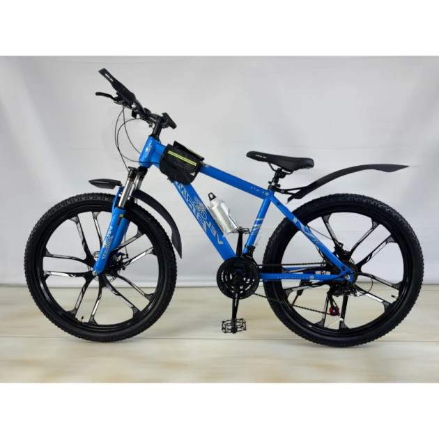 Горный велосипед VelooStrim SAAS-3220330, темно-синий, 24