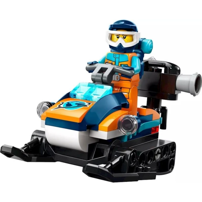 Konstruktor LEGO City Exploration Arctic Snowmobile 60376, 5+ yaş, 70 hissə