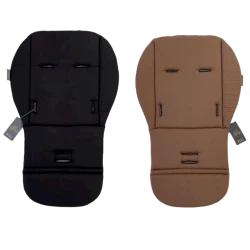 Матрас для коляски Softcare, черный/коричневый, 78х33 см