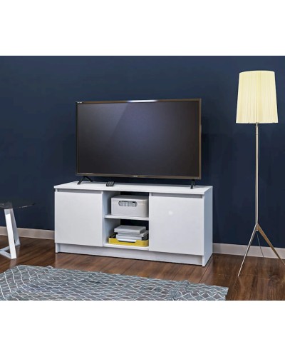 TV üçün tumba Letta 3563 TV1, 60x40x120 sm, LDSP, ağ