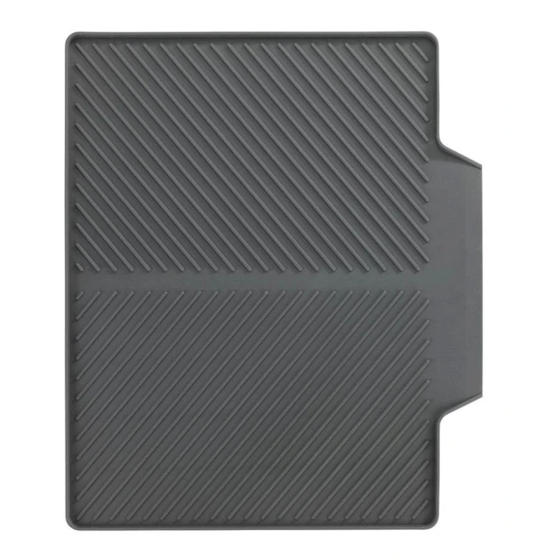 Коврик для посуды Wenko Nelia, 34x40x3 см, резина, серый Коврик для посуды Wenko Nelia, 34x40x3 см, резина, серый