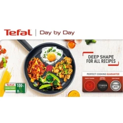 Сковородка Tefal 1X DaybyDayOne Diffusion, титан, черная, 28 см