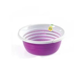 Набор сито с тазом Hobby Life, 24.5x9.5 см, пластик, в ассортименте Набор сито с тазом Hobby Life, 24.5x9.5 см, пластик, в ассортименте