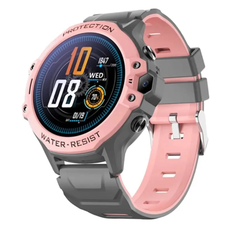 Умные часы детские Wonlex CT04 Pro Pink/Grey Умные часы детские Wonlex CT04 Pro Pink/Grey