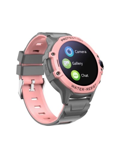 Uşaqlar üçün ağıllı saat Wonlex CT04 Pro Pink/Grey