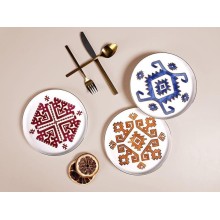Boşqablar dəsti Porland Arabesque 04ALM007149, rəngbərəng, 18 sm, 6 əd