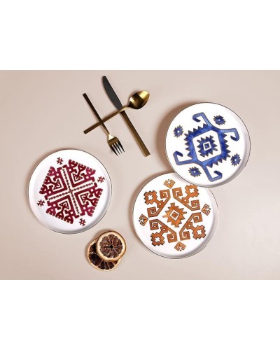 Boşqablar dəsti Porland Arabesque 04ALM007149, rəngbərəng, 18 sm, 6 əd