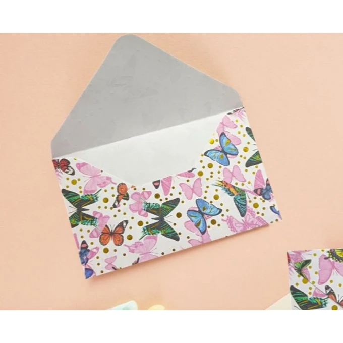 Zərf, çəhrayı, 15x9 sm, 10 əd