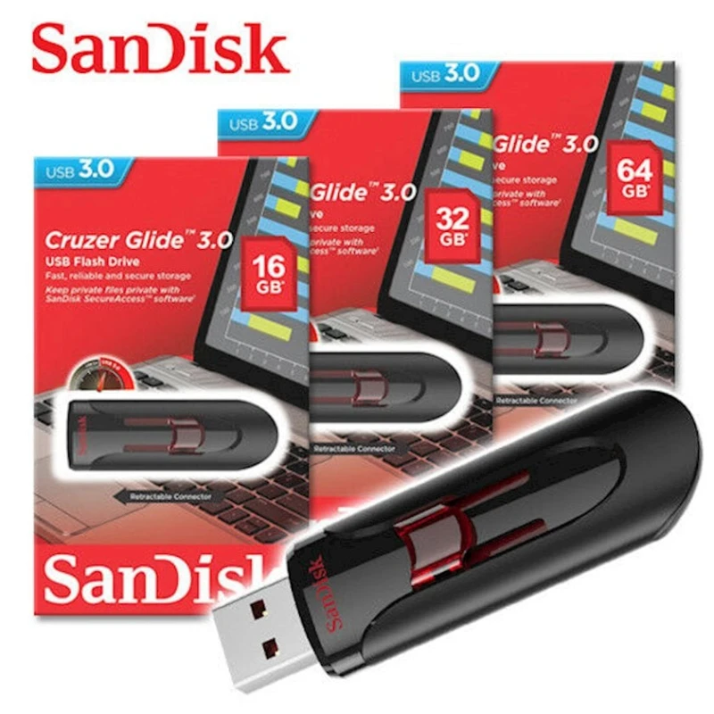 Флешка SanDisk Cruzer Glide (64GB) Флешка SanDisk Cruzer Glide (64GB)