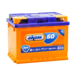 Автомобильный аккумулятор Akom 6CT-60VL 60Ah R+