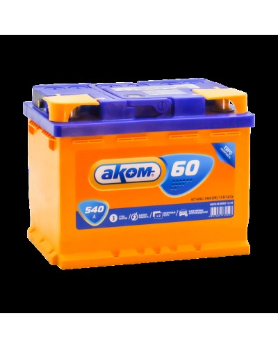 Avtomobil akkumulyatoru Akom 6CT-60VL 60Ah R+