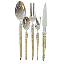 Набор столовых приборов ZGH 00236, 30 предмета, нержавеющая сталь, серебристый/золотистый Набор столовых приборов ZGH 00236, 30 предмета, нержавеющая сталь, серебристый/золотистый