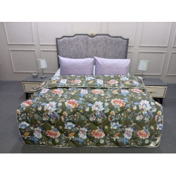 Yorğan TZE-707, 160x220 sm, birnəfərlik, qış, velür, rəngbərəng