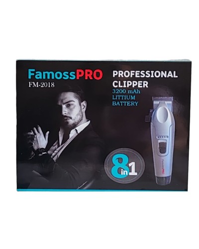 Saç kəsimi üçün cihaz Famoss Pro 2018 8in1 3200 mAh - FM_2018