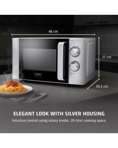Qril ilə mikrodalğalı soba CASO Design MG20 Ecostyle Ceramic