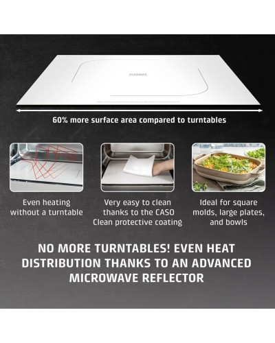 Qril ilə mikrodalğalı soba CASO Design MG20 Ecostyle Ceramic