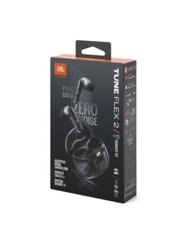 Simsiz qulaqlıqlar JBL Tune Flex 2 Ghost Edition Black
