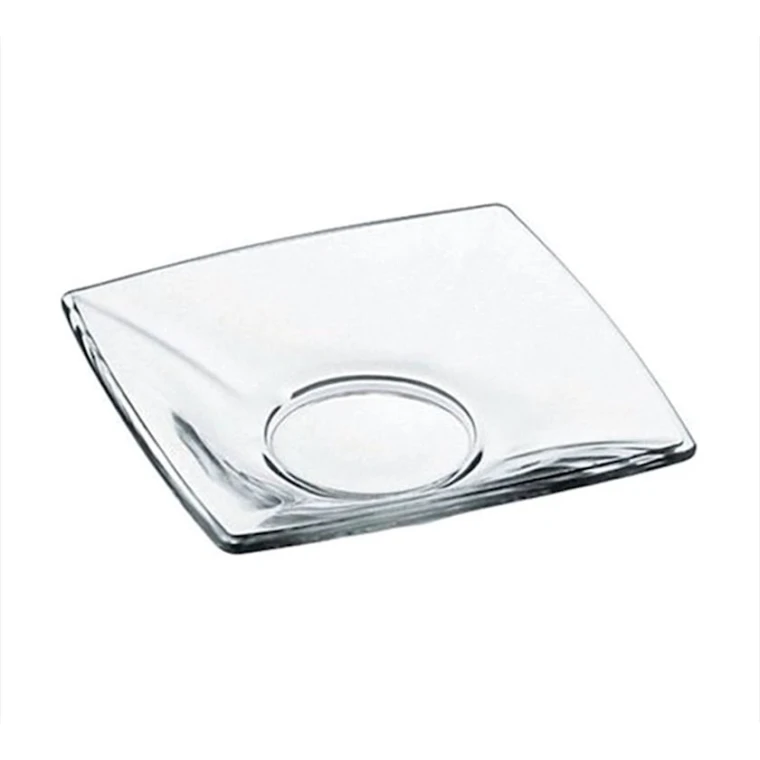 Набор чайных блюдец Pasabahce 54261, прозрачный, стекло, 102 мм, 6 шт Набор чайных блюдец Pasabahce 54261, прозрачный, стекло, 102 мм, 6 шт