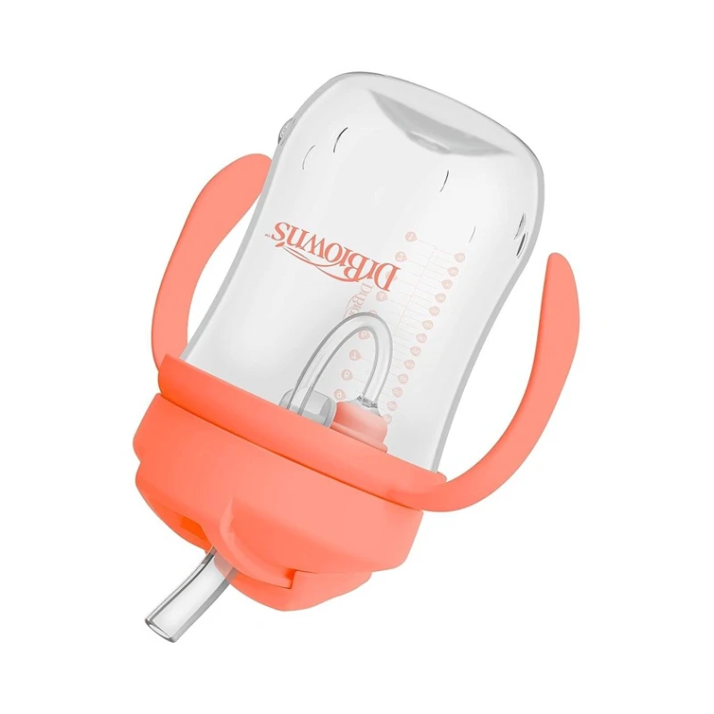 Бутылочка Dr.Brown's TC91105, оранжевая, 270 мл, 6+ месяцев