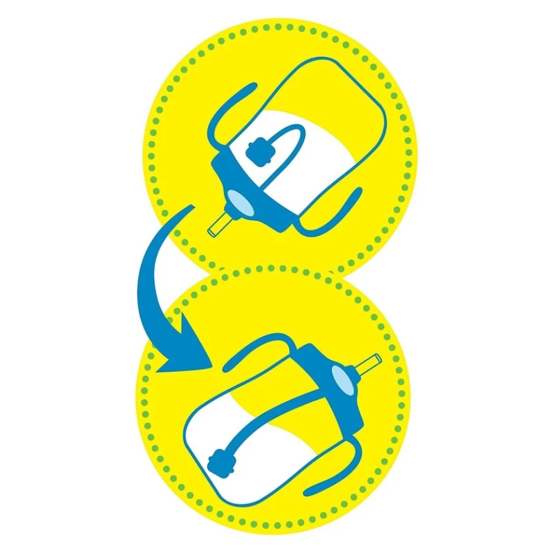 Бутылочка Dr.Brown's TC91105, оранжевая, 270 мл, 6+ месяцев