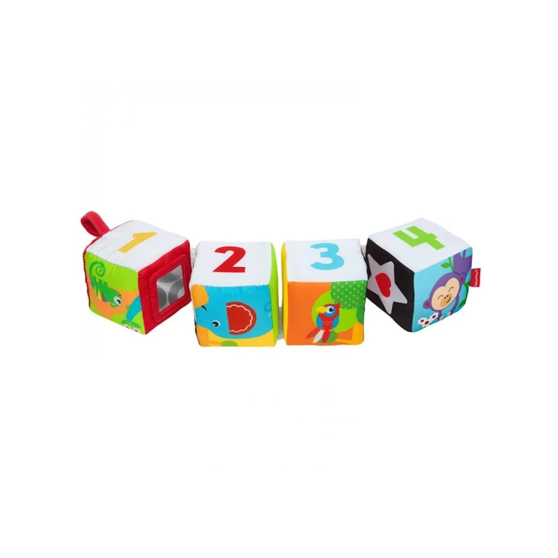 Öyrədici dəst Fisher-Price Soft Blocks, 0+ yaş